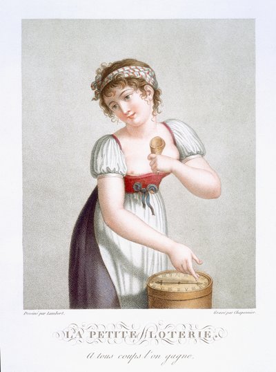 The Small Lottery, c.1816 by E. F. Lambert